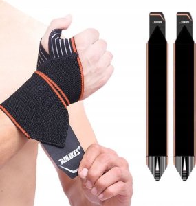 AOLIKES 2x STABILIZATOR NADGARSTKA DŁONI USZTYWNIACZ OPASKA ELASTYCZNA ORTEZA TAŚMA 1