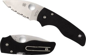 Spyderco Spyderco LIL NATIVE BLACK G10 SERRATED C230GS 1