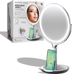 Lusterko kosmetyczne Sharper Image Sharper Image Makeup Mirror with Light and Wireless Charger 1