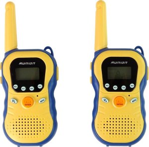 LeanToys Zestaw Walkie Talkies Krótkofalówki Dla Dzieci Żółte 2 Szt. 2