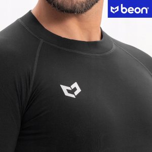 Beon Koszulka termoaktywna męska Beon Skin  Nagare Quantum Black XL 1