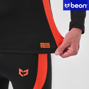 Beon Koszulka termoaktywna męska Beon Skin Etna Black&Orange S 1
