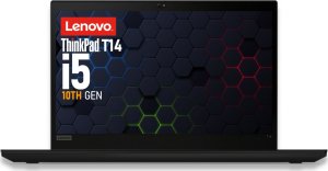 Laptop Lenovo ThinkPad T14 i5-10310U 16GB 512GB SSD NVMe FHD IPS Win11 Pro LTE Szybki Biznesowy 1