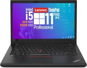 Laptop Lenovo ThinkPad T480 i5-8250U 16GB 512GB SSD FullHD IPS Win11 Pro Szybki Biznesowy Ultrabook 1