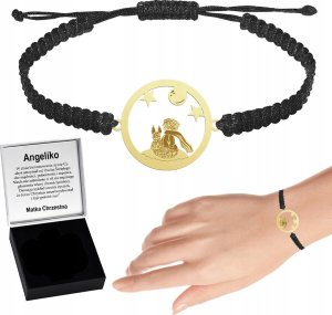 MEJK Jewellery Bransoletka Złota Mały Książę Lis Makrama SREBRO 925 Prezent GRAWER GRATIS 1