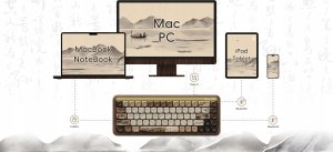 Klawiatura Akko MU01 Mountain Seclusion Gaming klawiatura, RGB - 65% Rosewood-Switches 12