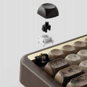 Klawiatura Akko MU01 Mountain Seclusion Gaming klawiatura, RGB - 65% Rosewood-Switches 8