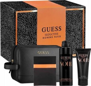 Guess Guess Seductive Noir Homme EDT 100ml + żel pod prysznic 100ml + dezodorant 226ml + kosmetyczka 1