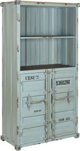Bigbuy Home Regał Home ESPRIT Turkusowy Błękitne niebo Metal Drewno MDF 87 x 44 x 168,5 cm 1