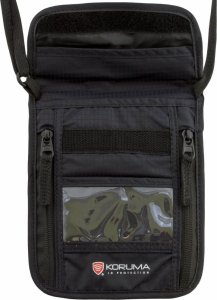 KORUMA Paszportówka antykradzieżowa na szyję z zabezpieczniem RFID STOP (Brązowy) Uniwersalny 2