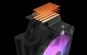 Chłodzenie CPU Darkflash Chłodzenie aktywne do procesora Darkflash Z4 PRO MIST (czarny) 5