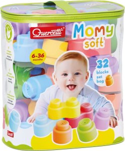 Quercetti QUERCETTI MIĘKKIE KLOCKI MOMY 32 ELEMENTY 1