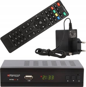 Tuner TV Opticum Odbiornik DVB-T2/C Opticum Red Nytrobox X H.265 1