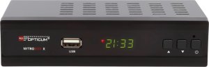 Tuner TV Opticum Odbiornik DVB-T2/C Opticum Red Nytrobox X H.265 2