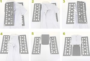 ER4 DESKA DO SKŁADANIA UBRAŃ KOSZULEK BLUZ KOSZUL SKŁADAK PRASKA DUŻA 2