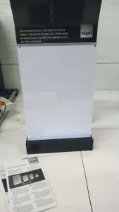 Ramka Sigel Sigel TA420, Acrylic, Black, Transparent, Single picture frame, 21 x 29.7 cm, Rectangular, LED 8