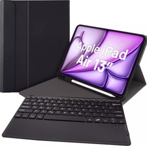 Alogy Etui ochronne z klawiaturą Alogy Keyboard case z miejscem na rysik klawiatura bezprzewodowa do Apple iPad Air 13" czarne 12