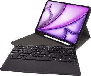 Alogy Etui ochronne z klawiaturą Alogy Keyboard case z miejscem na rysik klawiatura bezprzewodowa do Apple iPad Air 13" czarne 13