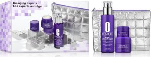 Clinique CLINIQUE_SET De-Aging Experts Smart Clinical Repair Wrinkle Correcting Serum serum korygujące zmarszczki 50ml + Smart Clinical Wrinkle Correcting Cream kram przeciwzmarszczkowy 15ml + Smart Clinical Repair Wrinkle Correcting Eye Cream krem pocz 1