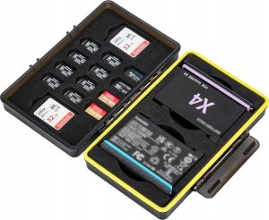 Pokrowiec JJC Pudełko Futerał Etui na Karty Pamięci 2x Akumulator Bateria INSTA360 X4 X3 / BC-X4ST 4