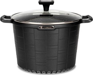 Elitehoff GARNEK GRANITOWY Z POKRYWĄ 24cm 6,5L E-7032 1