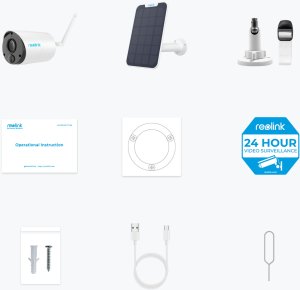 Kamera IP Reolink Reolink | Battery Wi-Fi Security Camera with Solar Panel | Argus Series B320 | Bullet | 3 MP | Fixed lens | IP65 | H.264 | Micro SD, Max. 128 GB 3