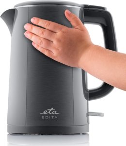 Czajnik Eta Kettle | ETA859590020 EDITA | Electric | 2200 W | 1.5 L | Stainless steel | 360° rotational base | Gray 4