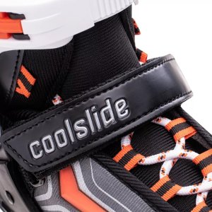 CoolSlide Dziecięce łyżwy rekreacyjne Coolslide HANOVER YB black/orange rozmiar 35-38 5