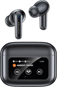 Słuchawki Awei AWEI Bluetooth 5.4 T56 ANC TWS headphones + docking station black/black 2