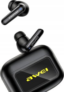 Słuchawki Awei AWEI Bluetooth 5.4 T56 ANC TWS headphones + docking station black/black 3