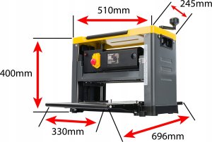Powermat Strugarka GRUBOŚCIOWA Heblarka Strug 2000W Grubościówka 330mm Grubiarka 2