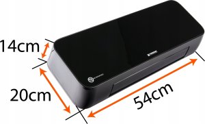 Powermat Kurtyna powietrzna Grzejnik CERAMICZNY 2000W Pilot Termowentylator LCD 4