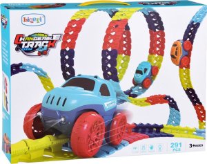 Jokomisiada Długi giętki tor samochodowy + autko 291 elementów ZA4768 14