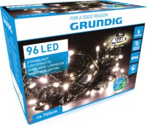 Lampki choinkowe Grundig Lampki choinkowe wewnętrzne/zewnętrzne 96 LED Grundig 7.6m 1