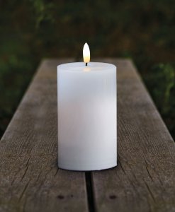 Sirius Sirius Sille Outdoor Bloklys Hvid - H 12,5 cm 1