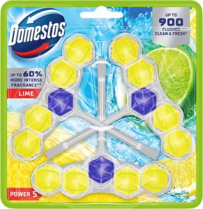 Domestos Zawieszka do WC Domestos Power 5 50g Lime (3) 1
