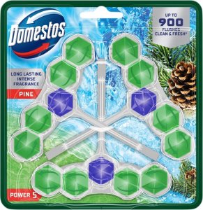 Domestos Zawieszka do WC Domestos Power 5 50g Pine (3) 1