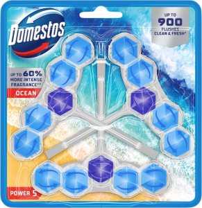 Domestos Zawieszka do WC Domestos Power 5 50g Ocean (3) 1