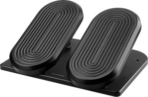 Ultradesk Podstawa ergonomiczna pod nogi, FOOTPODIUM czarny, plastikowy, ULTRADESK 1
