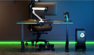 Ultradesk Podstawa ergonomiczna pod nogi, FOOTPODIUM czarny, plastikowy, ULTRADESK 11
