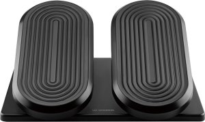 Ultradesk Podstawa ergonomiczna pod nogi, FOOTPODIUM czarny, plastikowy, ULTRADESK 3