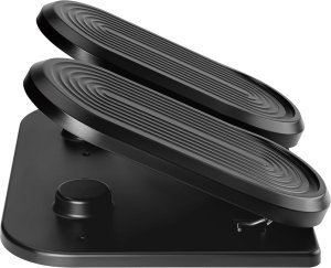Ultradesk Podstawa ergonomiczna pod nogi, FOOTPODIUM czarny, plastikowy, ULTRADESK 4