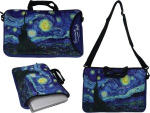 Torba Hanipol Torba na laptopa - V. van Gogh, Gwiaździsta Noc (CARMANI) 1