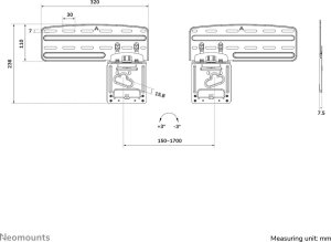 Neomounts Neomounts WL30-265BL1 uchwyt do telewizorów 2,16 m (85") Czarny 19