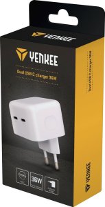 Zasilacz do laptopa Yenkee YAC 2133 Dual USB C charger 36W   YENKEE 5