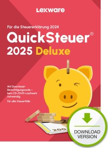 Program Lexware ESD / QuickSteuer Deluxe 2025 / Online Download 1