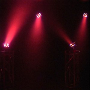 LIGHT4ME LIGHT4ME BLACK PAR 30x3W RGBA-UV LED reflektor sceniczny estradowy 4