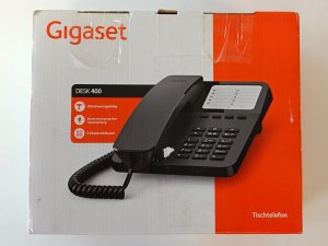 Telefon stacjonarny Gigaset Gigaset DESK 400 Telefon analogowy Czarny 7