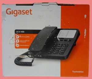 Telefon stacjonarny Gigaset Gigaset DESK 400 Telefon analogowy Czarny 8