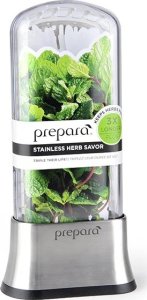 Prepara POJEMNIK ORGANIZER KUCHENNY NA PRZYPRAWY SZKLARNIA 3XDŁUŻSZA ŚWIEŻOŚĆ 27 cm 3